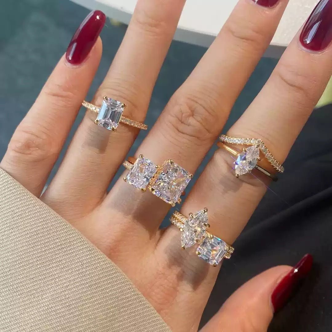 Ice-flower-cut High-carat Diamond Ring For Women - Image 8