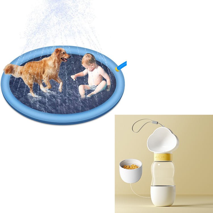 Non-Slip Splash Pad For Kids And Pet Dog Pool Summer Outdoor Water Toys Fun Backyard Fountain Play Mat - Image 16