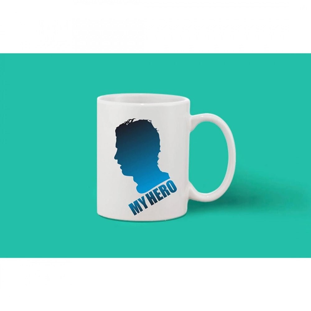 Printed Ceramic Coffee Mug - 1 Pieces, White, 11oz - Image 2