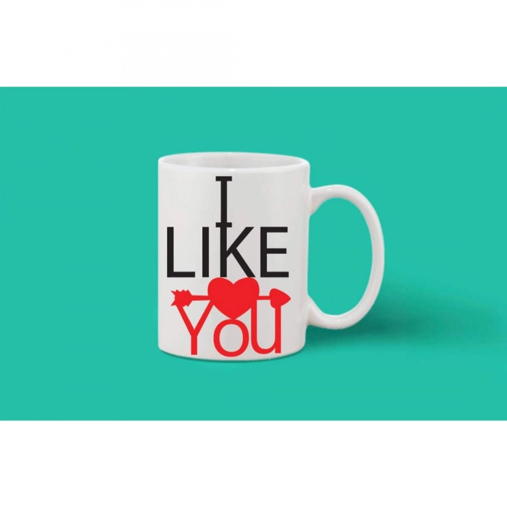 Printed Ceramic Coffee Mug - 1 Pieces, White, 11oz - Image 2