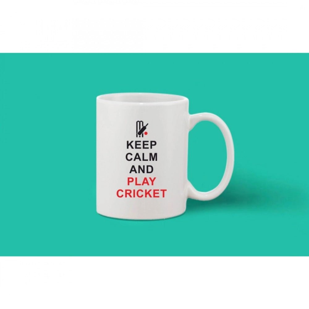 Printed Ceramic Coffee Mug - 1 Pieces, White, 11oz - Image 2