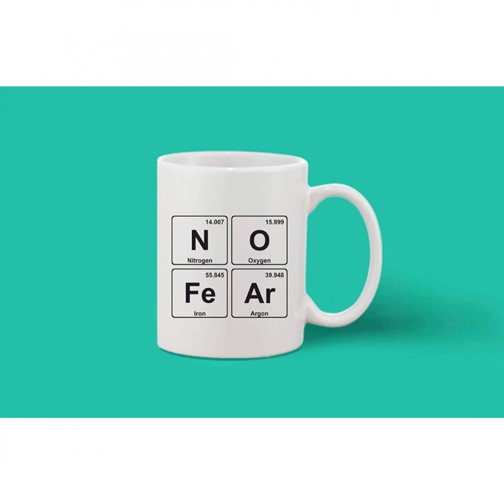 Printed Ceramic Coffee Mug - 1 Pieces, White, 11oz - Image 2