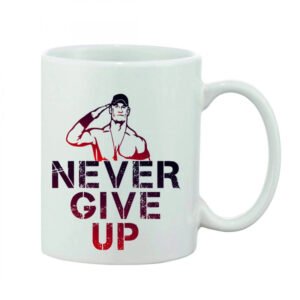 Printed Ceramic Coffee Mug - 1 Pieces, White, 11oz