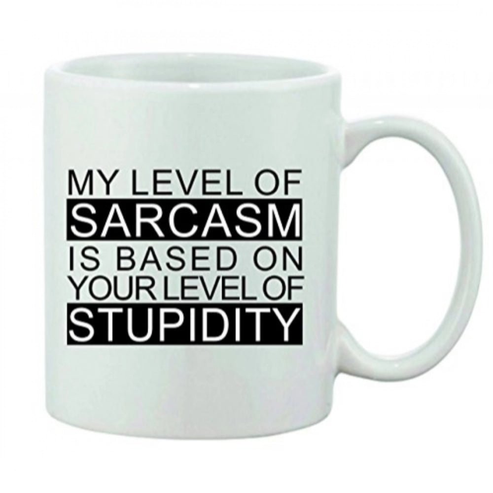 Printed Ceramic Coffee Mug - 1 Pieces, White, 11oz - Image 2