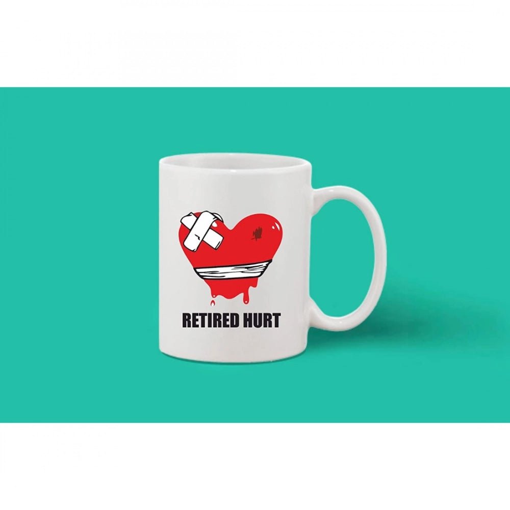 Printed Ceramic Coffee Mug - 1 Pieces, White, 11oz - Image 2