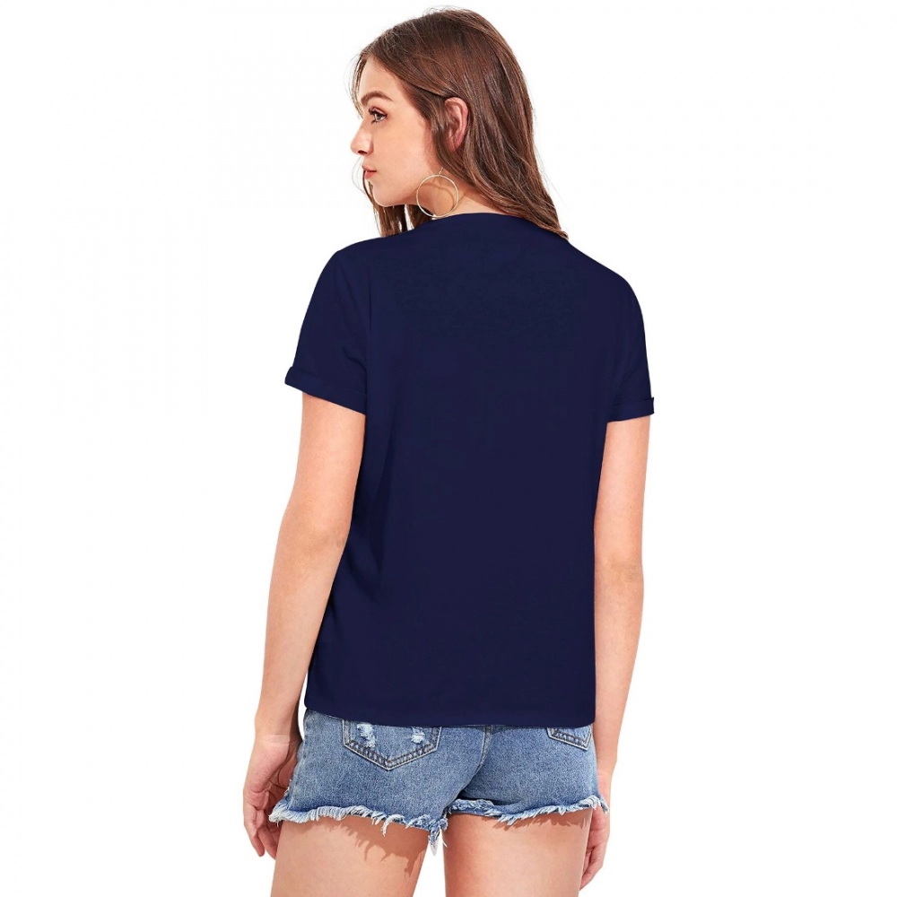 Cotton Western Wear T-Shirt (Blue) - Image 2