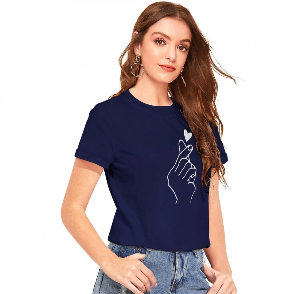 Cotton Western Wear T-Shirt (Blue) - Image 3