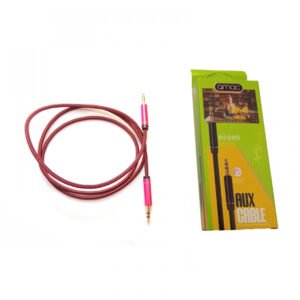 Amac Metal 1 Meter Aux Cable (Color: Assorted) - Pack Of_2