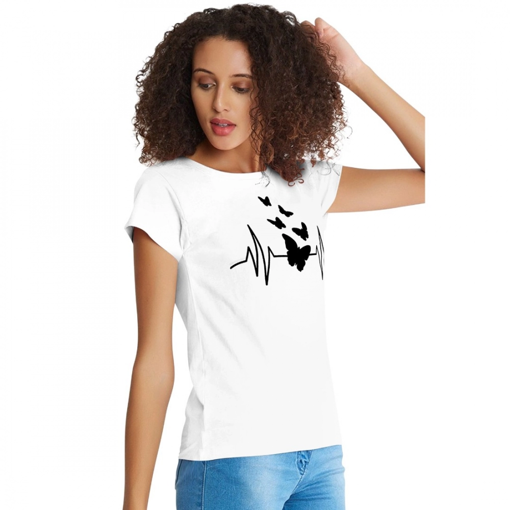 Cotton Western Wear T Shirt (White) - Image 3