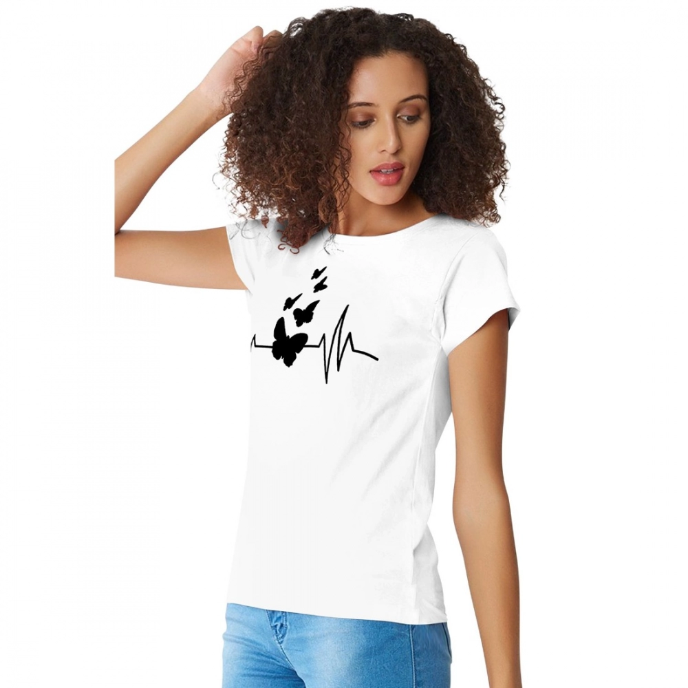 Cotton Western Wear T Shirt (White) - Image 5