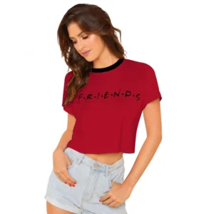 Cotton Western Wear T Shirt (Red)