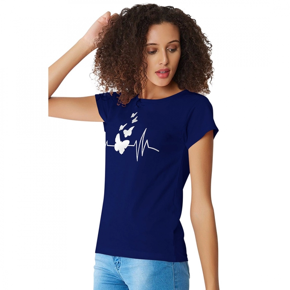 Cotton Western Wear T Shirt (Blue) - Image 5