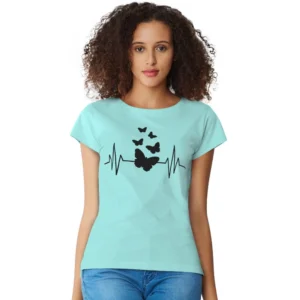 Cotton Western Wear T Shirt (C Green)