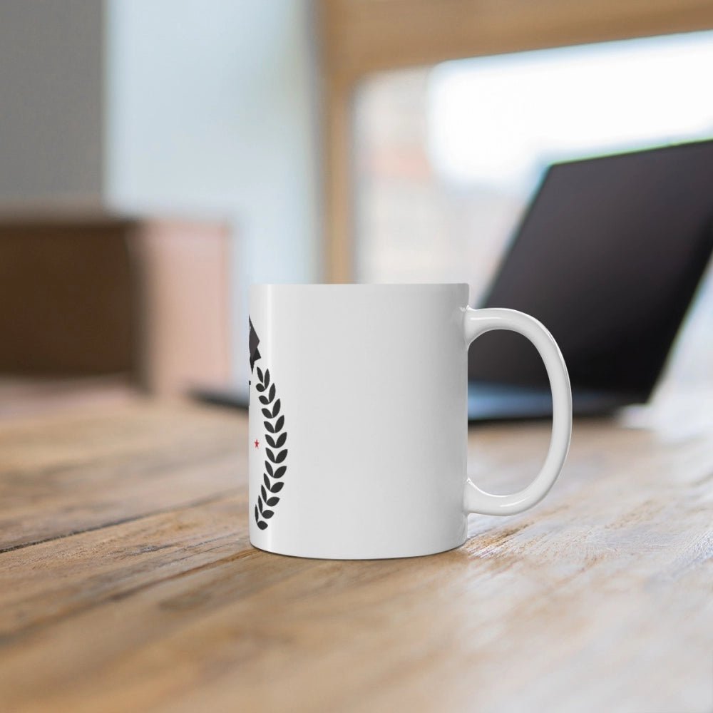 Ceramic 49th Anniversary Printed Coffee Mug (Color: White, Capacity:330ml) - Image 4