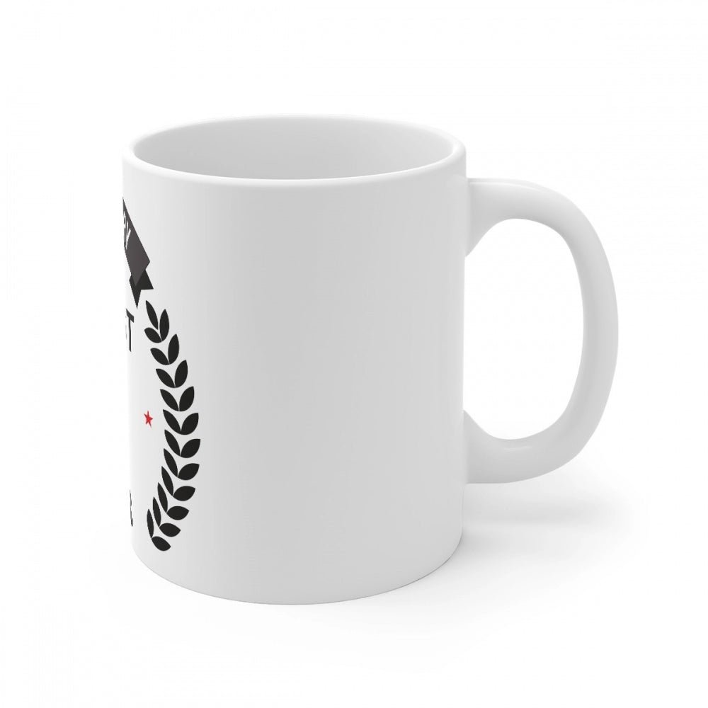 Ceramic 49th Anniversary Printed Coffee Mug (Color: White, Capacity:330ml) - Image 2
