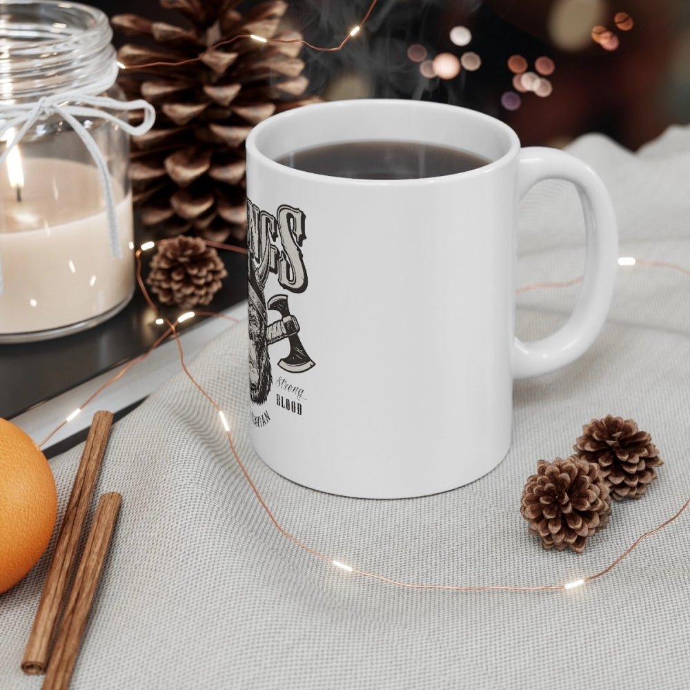 Ceramic Gorila Desing Printed Coffee Mug (Color: White, Capacity:330ml) - Image 5