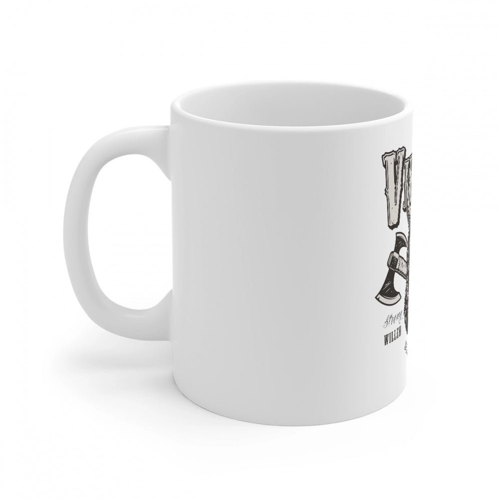 Ceramic Gorila Desing Printed Coffee Mug (Color: White, Capacity:330ml) - Image 2
