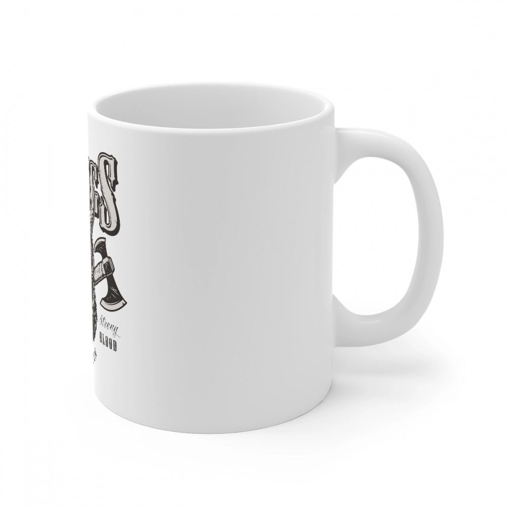 Ceramic Gorila Desing Printed Coffee Mug (Color: White, Capacity:330ml) - Image 3