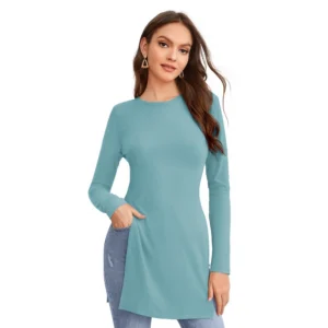 Western Wear Hosiery T Shirts (Light Blue)
