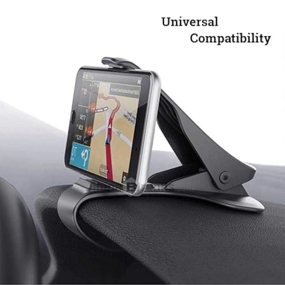 Stylish Car Chimti Dashboard Phone Holder Mount Mobile Clip Stand For All Smartphones (Black) - Image 3