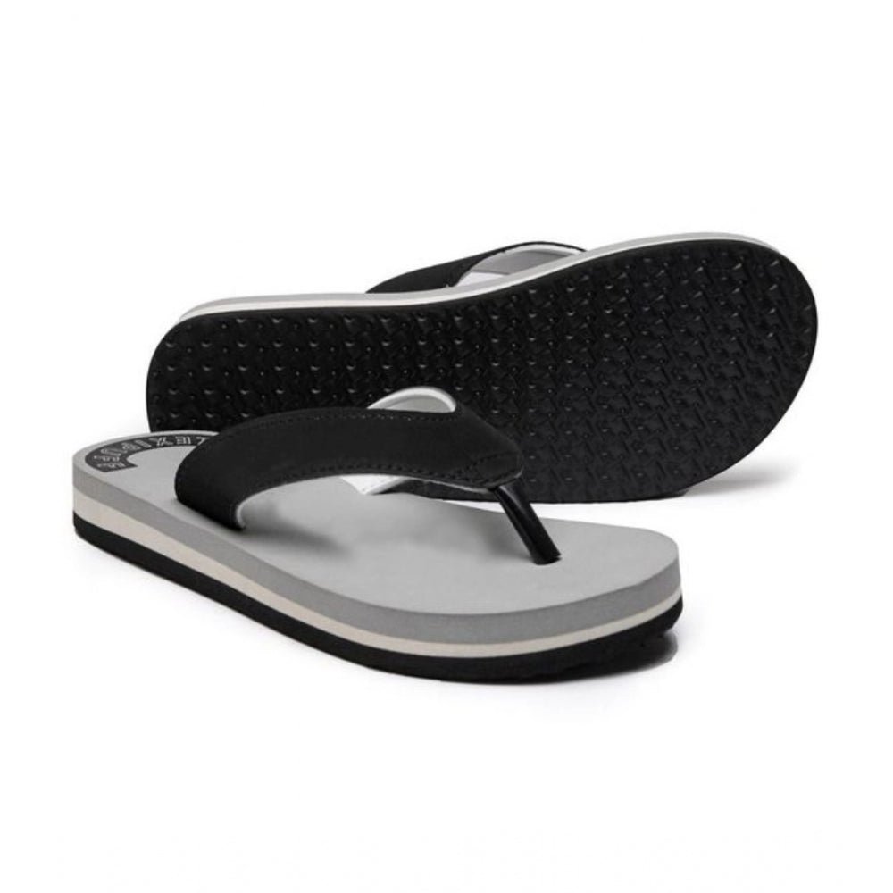 Unisex Rubber Men's Slippers for Ultimate Comfort (Grey) - Image 5