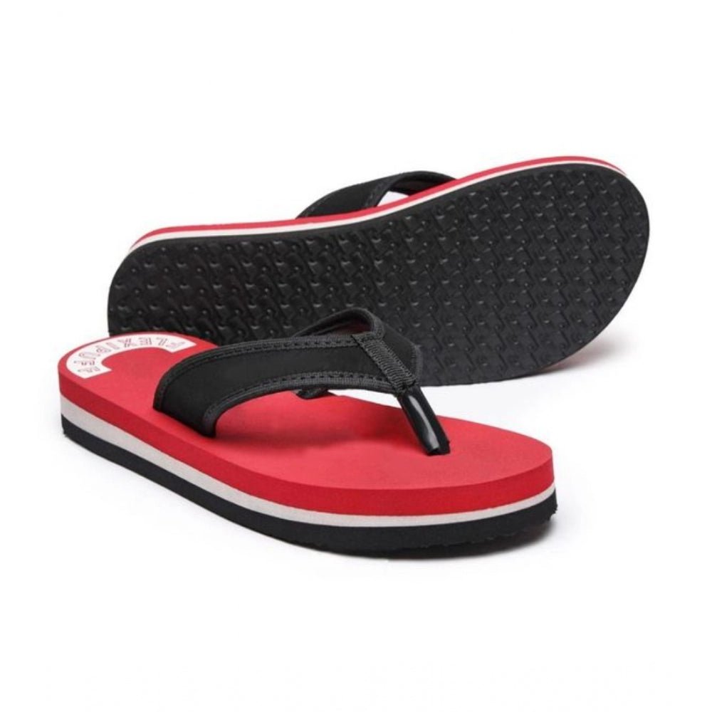 Unisex Rubber Lightweight and Soft Women Slippers for a Cozy Step (Red) - Image 4