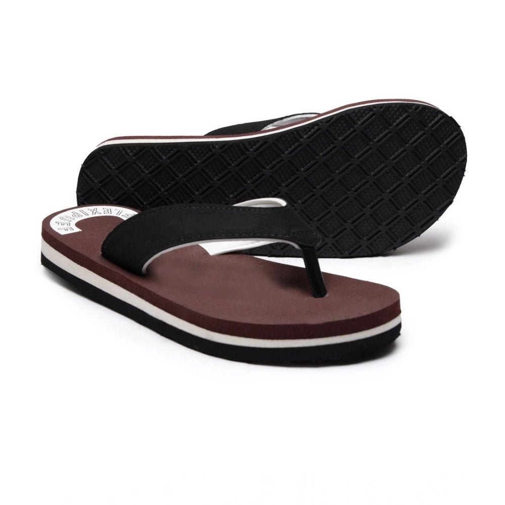 Unisex Rubber Men's Slippers for Ultimate Comfort (Maroon) - Image 5