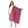 Women's Chanderi Self Design Dupatta (Levender, Length: Free Size)