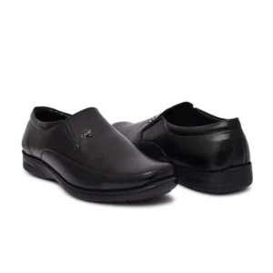 Faux Leather Formal Shoes (Black)
