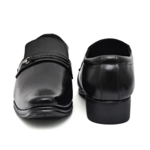 Faux Leather Formal Shoes (Black)