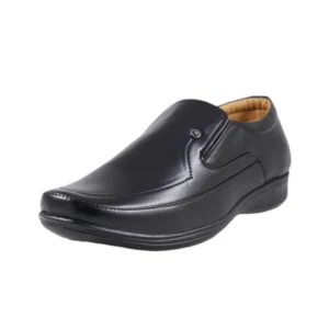 Faux Leather Formal Shoes (Black)