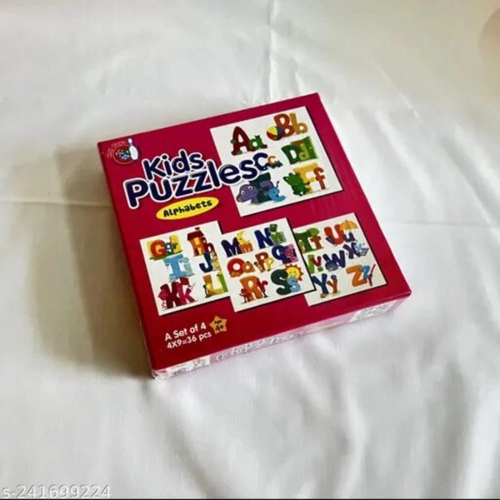 4_Pcs Set Alphapet Puzzle | Cardboard | Educational Toys | 4+ Years - Image 3