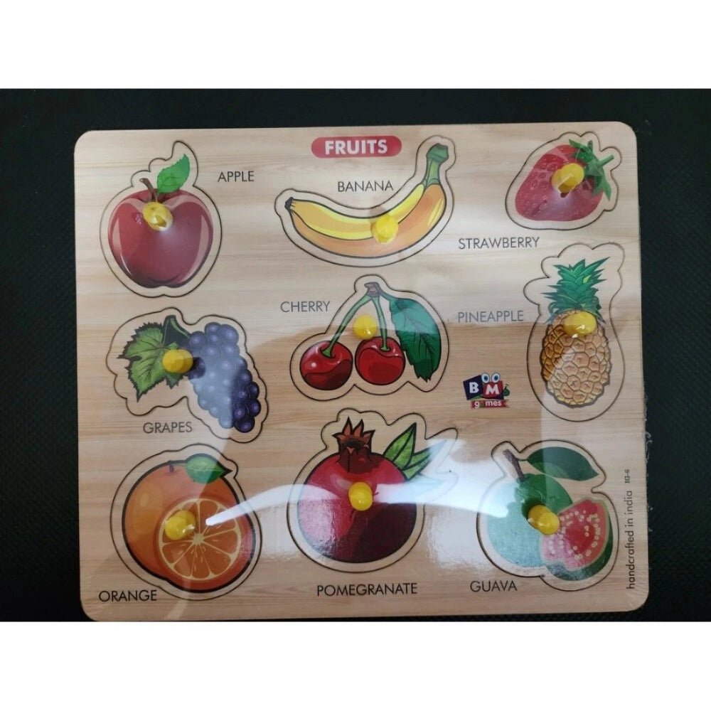 Wooden Puzzle - Fruits | Wood | Educational Toys | 3+ Years - Image 2