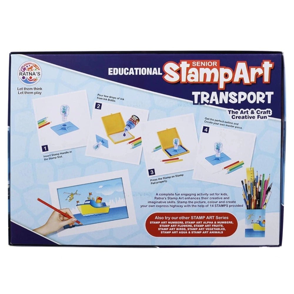 Stamp Art-Transport | Plastic | Educational Toys | 4+ Years - Image 3