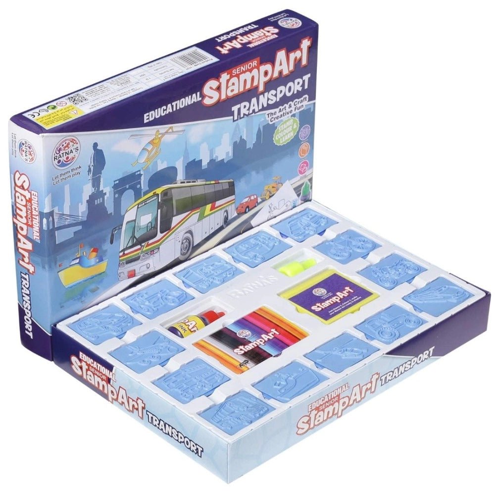 Stamp Art-Transport | Plastic | Educational Toys | 4+ Years - Image 2