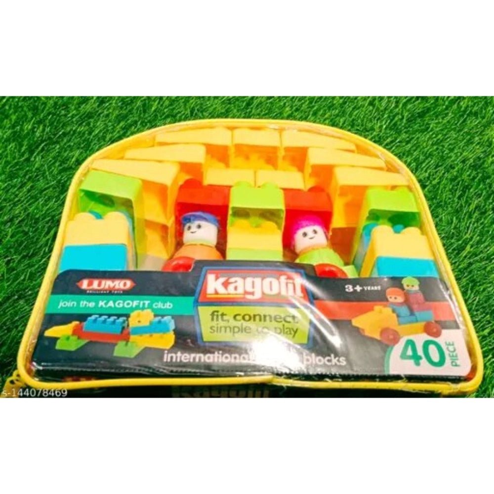 40_Pcs Set Blocks | Plastic | Educational Toys | 3+ Years - Image 2