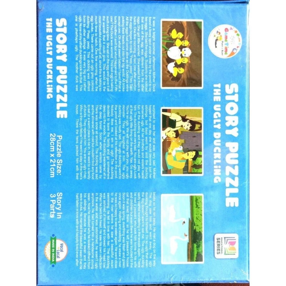 35_Pcs Set Ugly Ducklingg Story Puzzle | Cardboard | Educational Toys | 5+ Years - Image 2