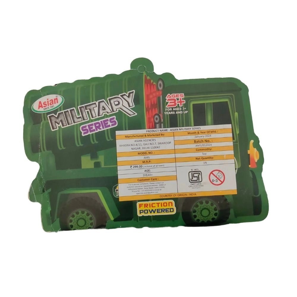 Agni Missile Launcher Military Truck | Plastic | Toys| 1+ Years - Image 3