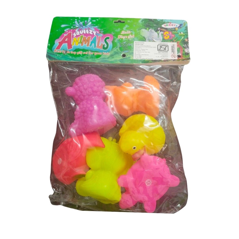 Domestic Mixed Animal Chu Chu Toys | Rubber | Toys| 6+ Months - Image 2