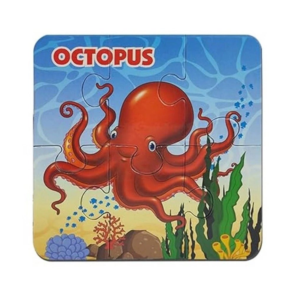 3_Pcs Set Water Animal Puzzle | Cardboard | Educational Toys | 3+ Years - Image 3