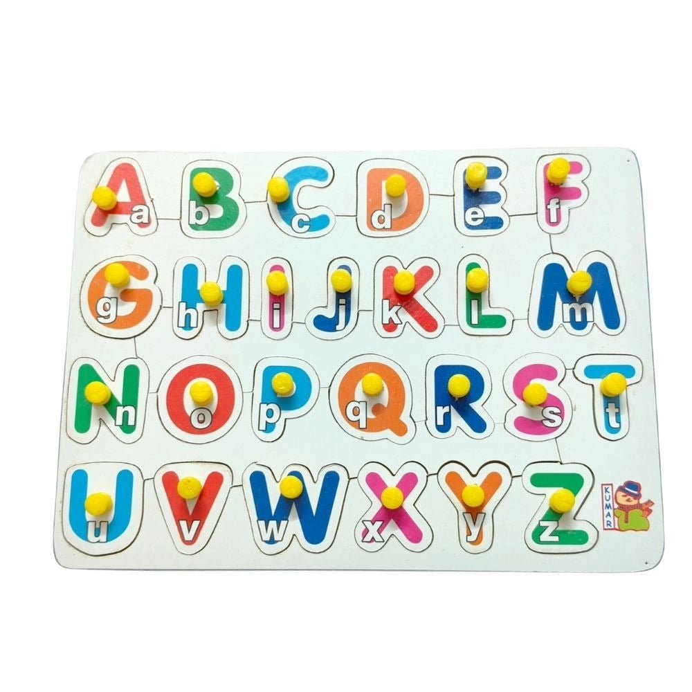 Alphapet With small letter Wooden Puzzle | Wooden | Educational Toys| 3+ Years - Image 2