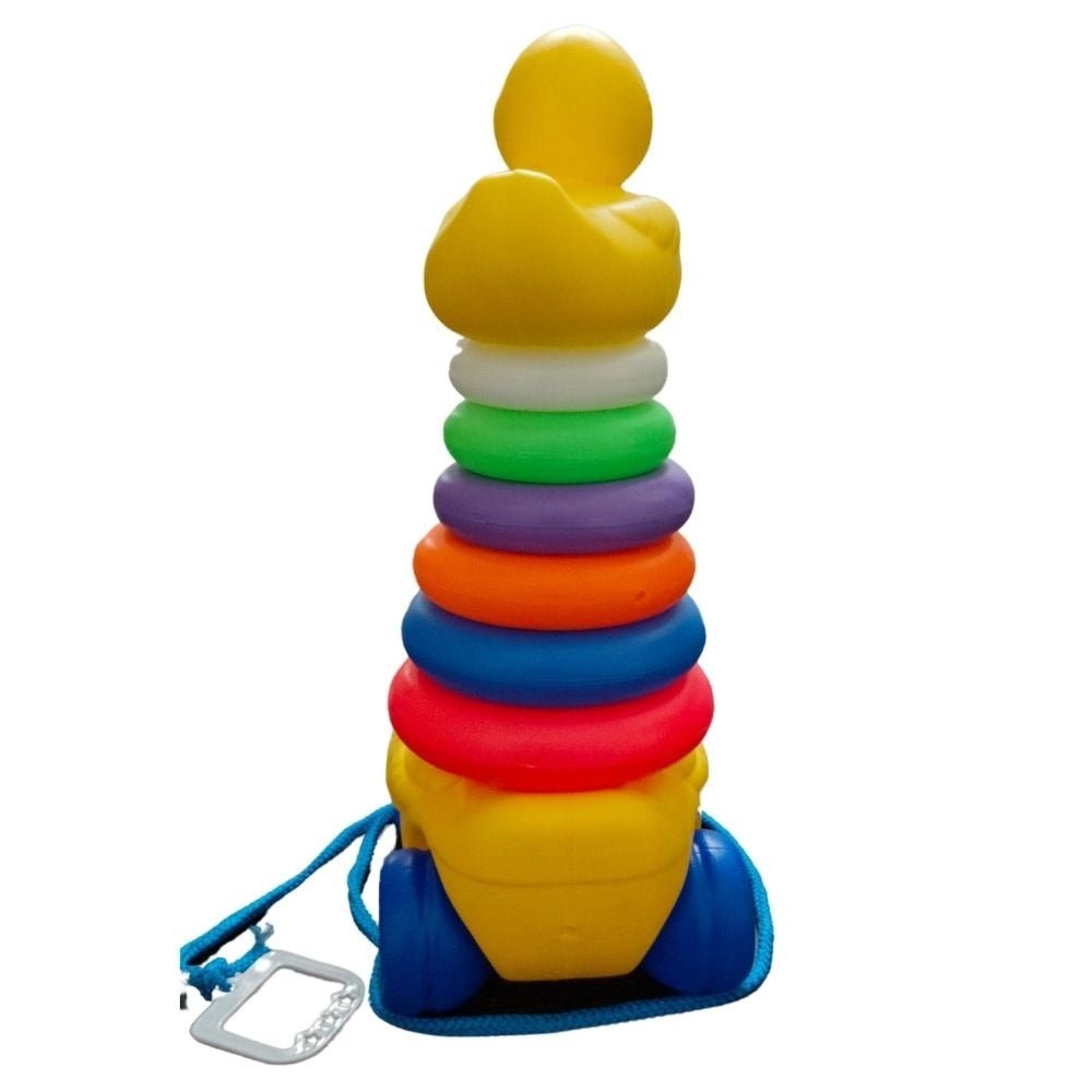 Dady Duck With Rings For Toddlers | Plastic | Toys| 1+ Years - Image 4