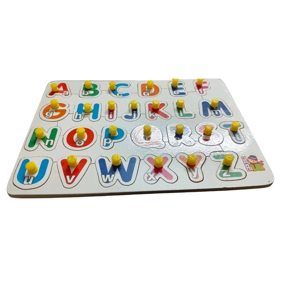 Alphapet With small letter Wooden Puzzle | Wooden | Educational Toys| 3+ Years - Image 3