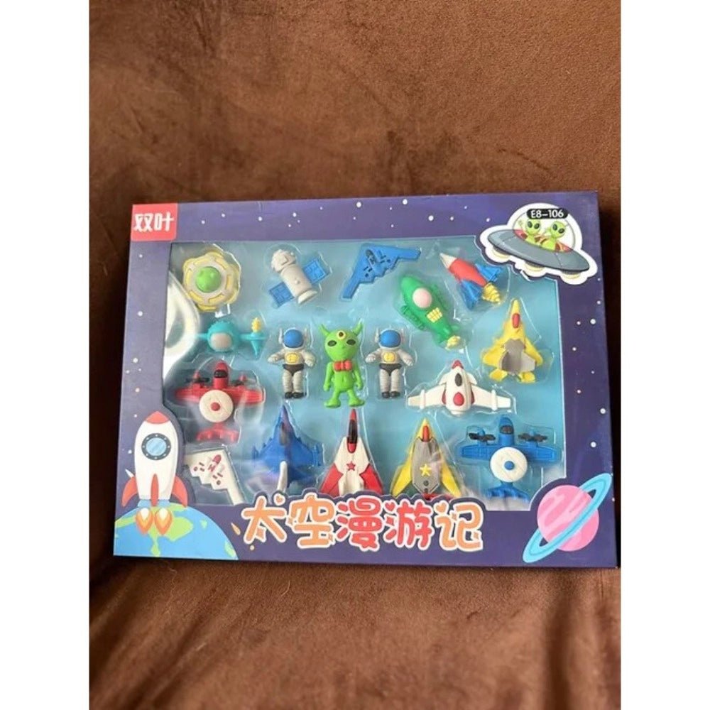 Eraser Set - Space Theme | Rubber | Stationery | 5+ Years - Image 2