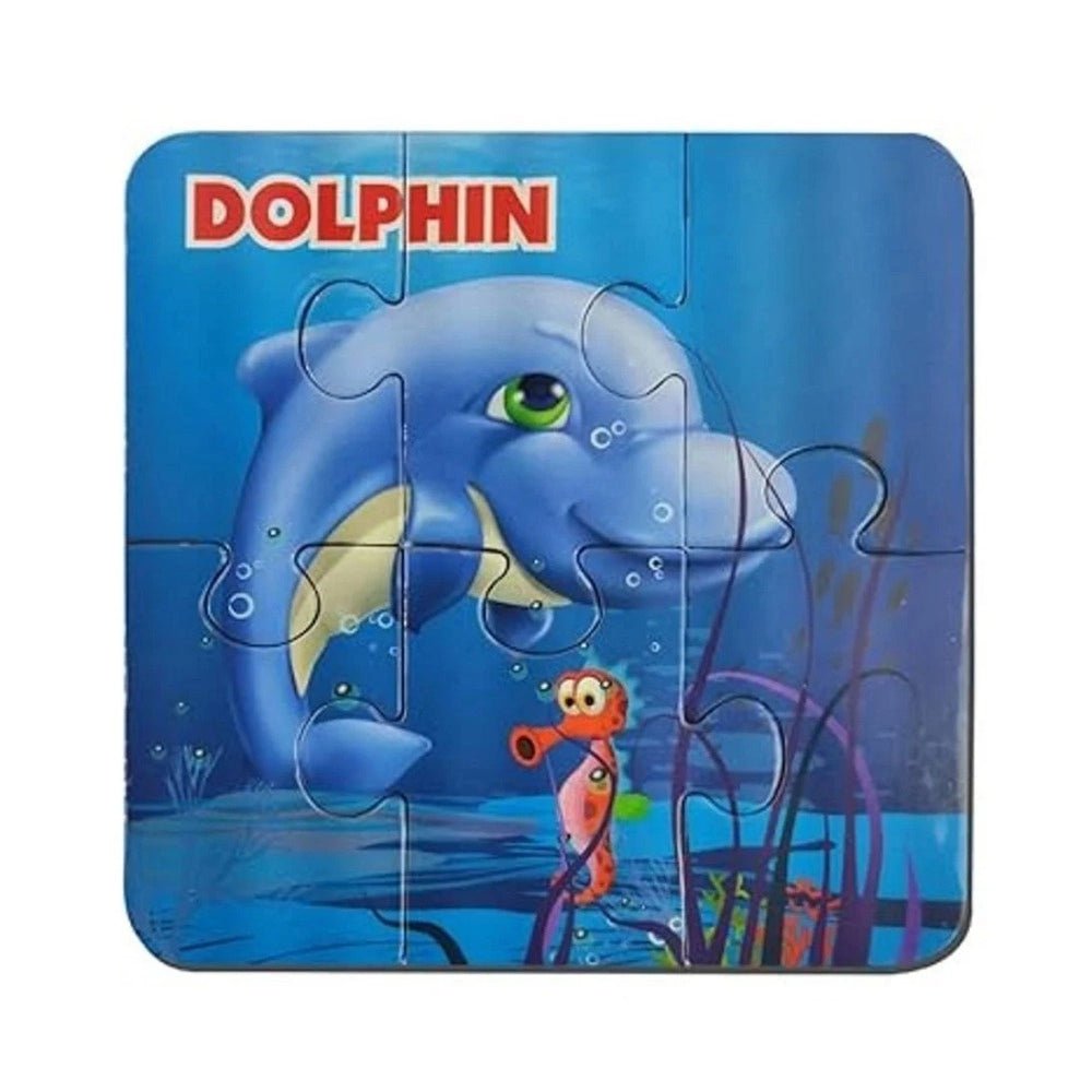 3_Pcs Set Water Animal Puzzle | Cardboard | Educational Toys | 3+ Years - Image 2