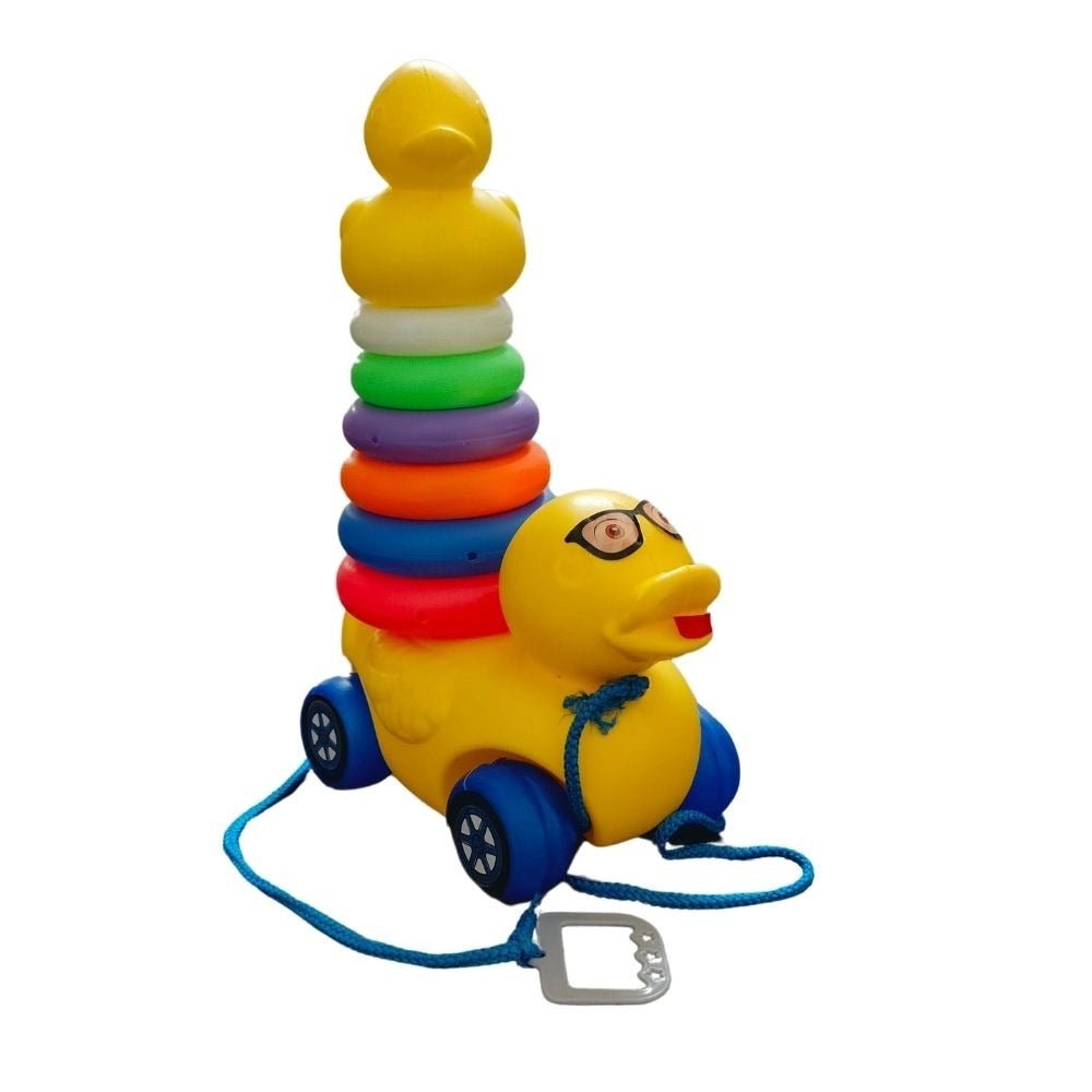 Dady Duck With Rings For Toddlers | Plastic | Toys| 1+ Years - Image 2