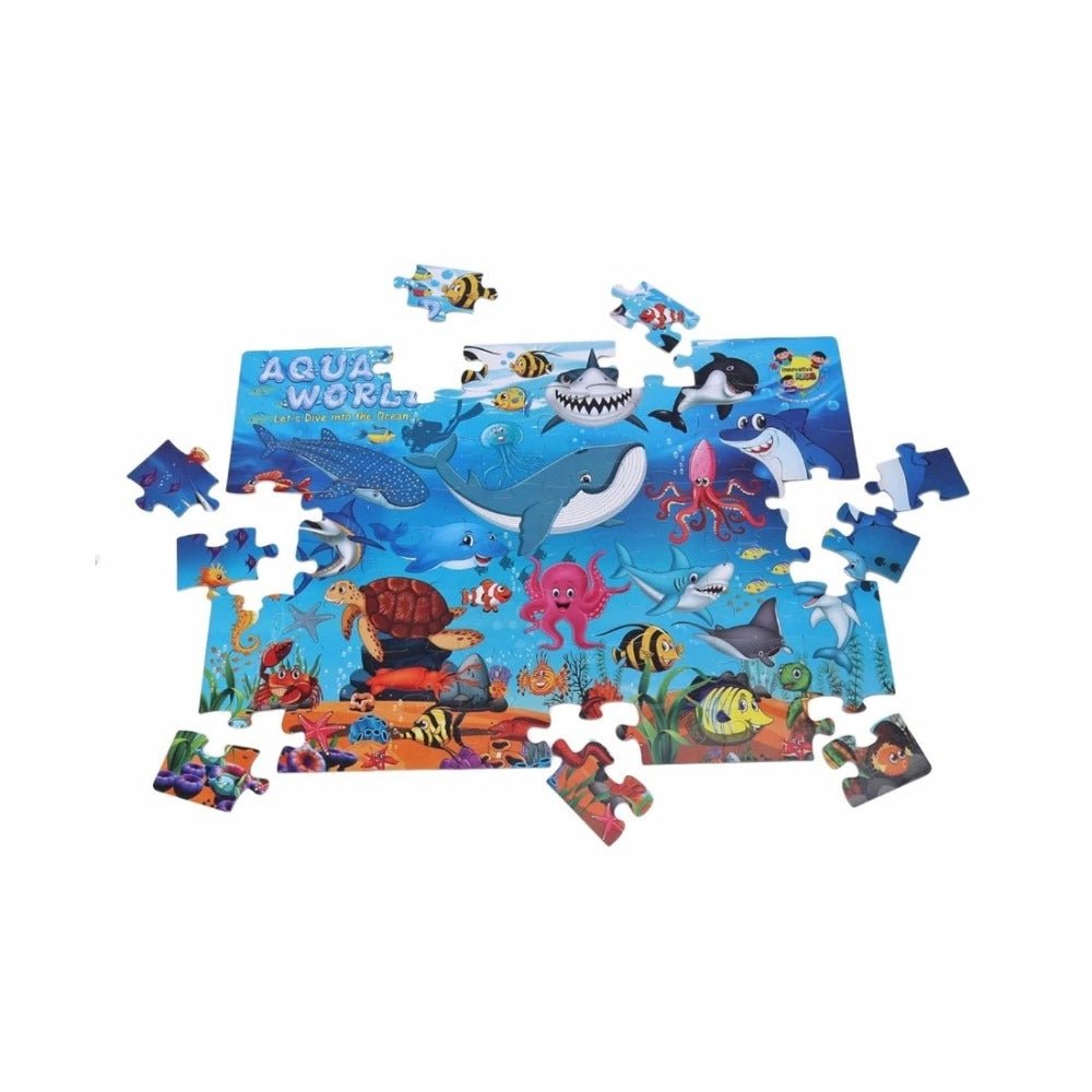 64_Pcs Set Aqua World Puzzle | Cardboard | Educational Toys | 4+ Years - Image 2