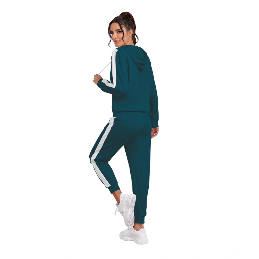 Knitting stretchable Solid Hooded Neck Full Sleeve Track Suit (Morpich) - Image 5