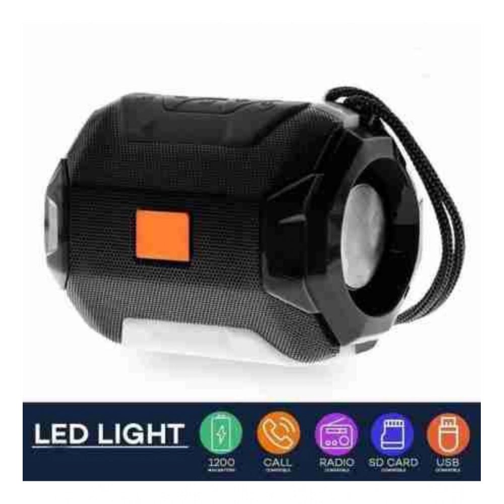Plastic Rubber Wireless A005 Bluetooth Speaker (Black) - Image 2