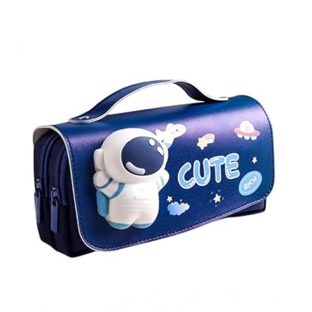 Polyester 3D Pencil Pouch Stationary Storage Box For Kids (Multicolor ) - Image 2